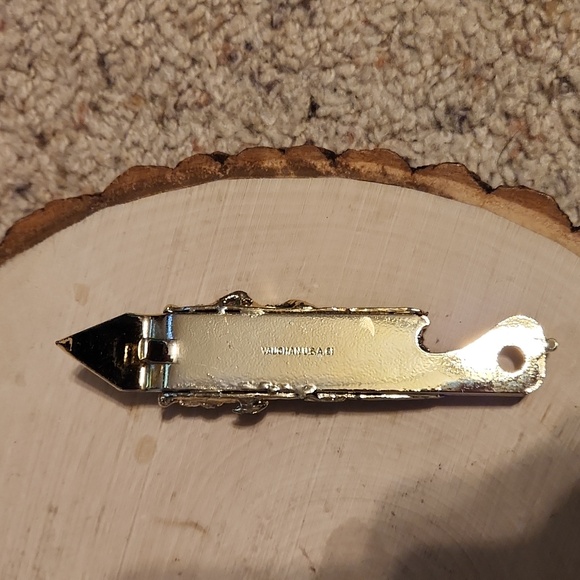 Vintage Vaughan USA Las Vegas Rhinestone Design Metal Bottle Opener - Picture 6 of 7